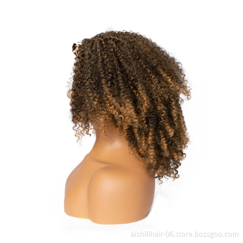 aishilihair headband wigs for black woman synthetic headband wig curly headband wig